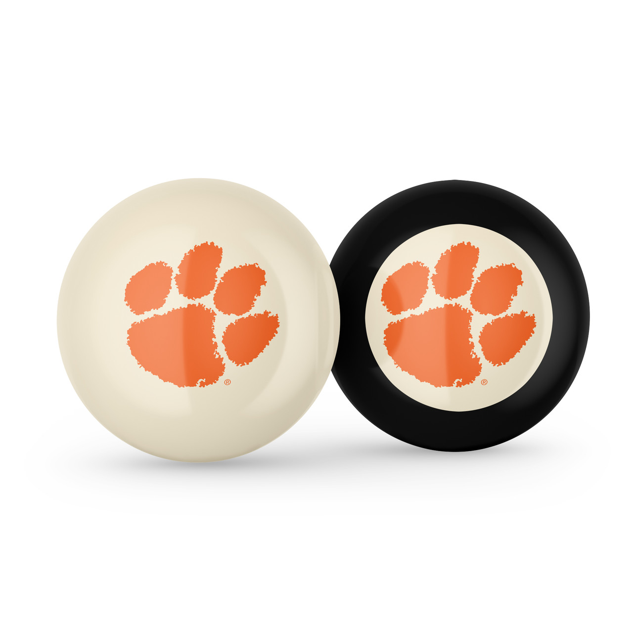 Clemson Tigers Cue Ball & 8 Ball - Combo Pack