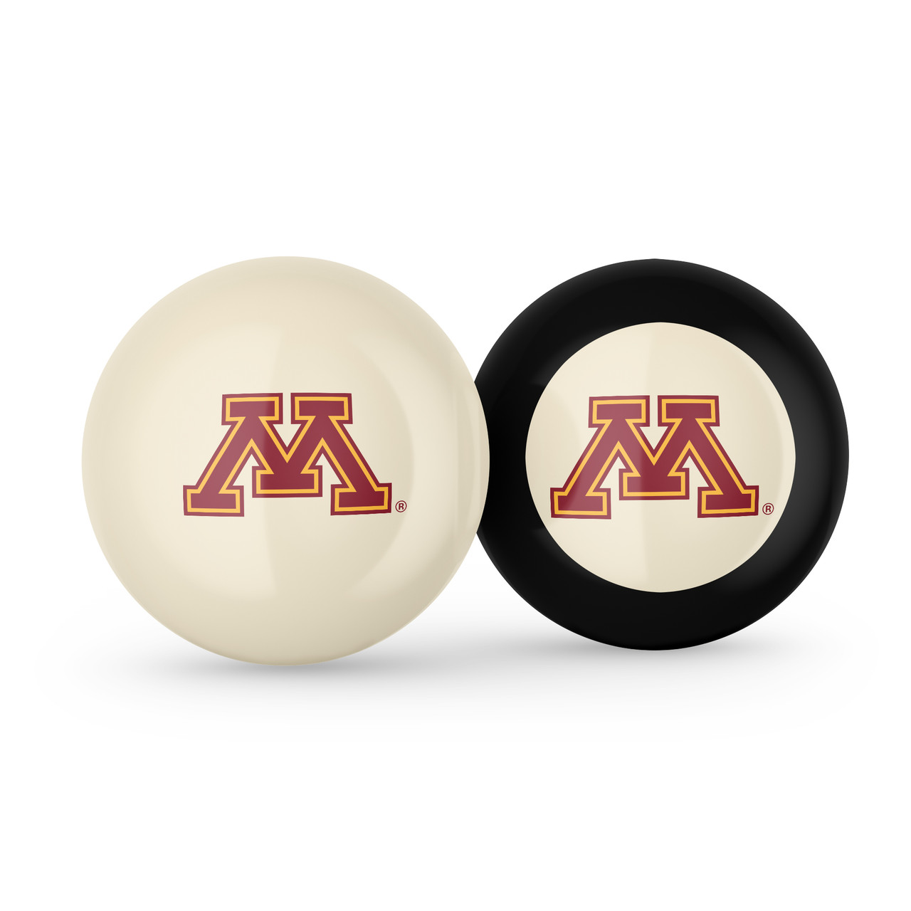 Minnesota Golden Gophers Cue Ball & 8 Ball - Combo Pack