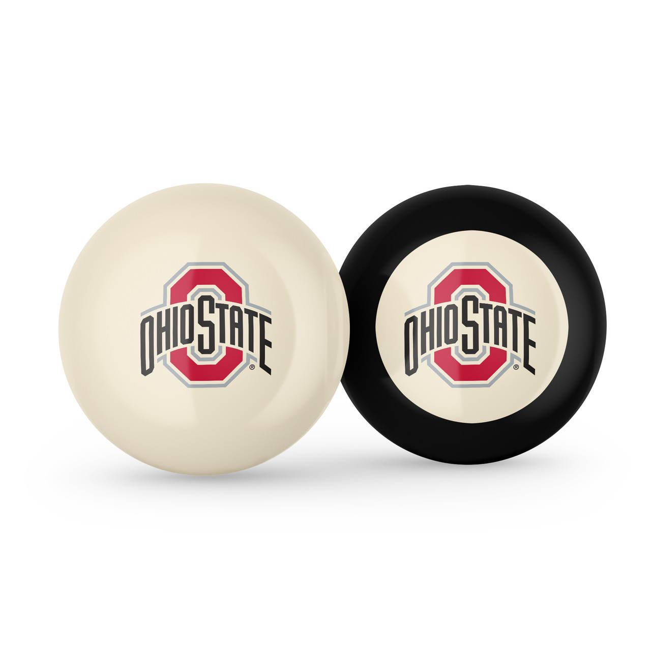 Ohio State Buckeyes Cue Ball & 8 Ball - Combo Pack