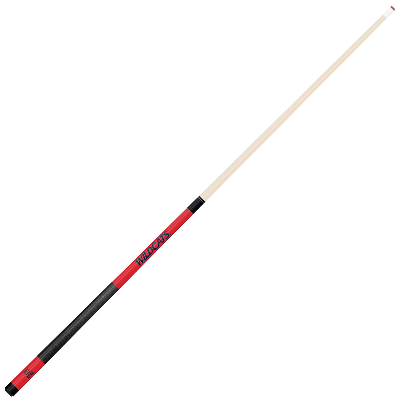 Arizona Wildcats Custom Engraved Red Billiard Cue - Blue