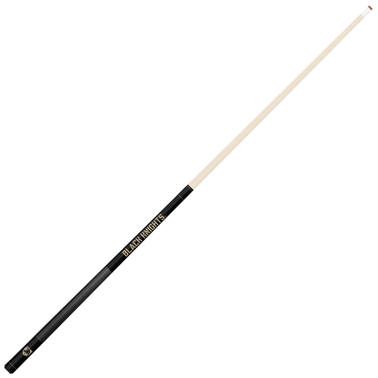 Army Black Knights Custom Engraved Black Billiard Cue - Gold