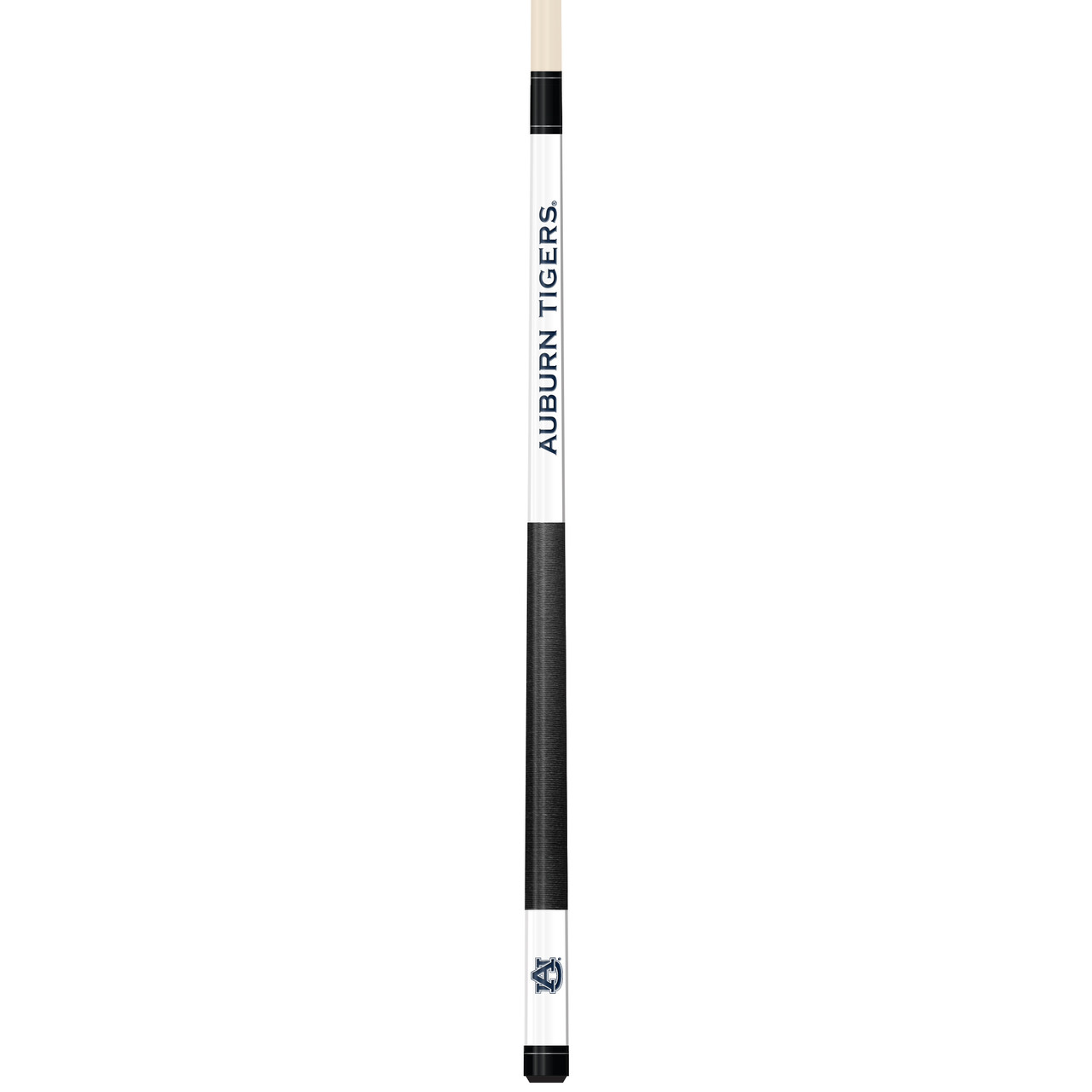 Auburn Tigers Custom Engraved White Billiard Cue - Blue