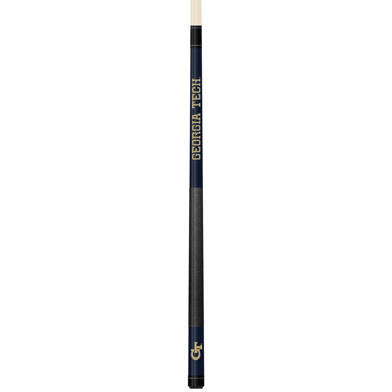 Georgia Tech Yellow Jackets Custom Engraved Navy Billiard Cue - Gold