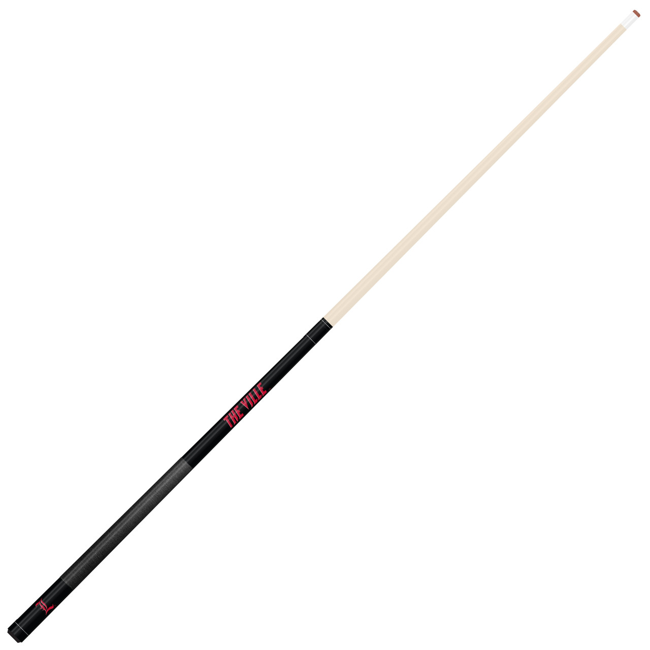 Louisville Cardinals Custom Engraved Black Billiard Cue - Red