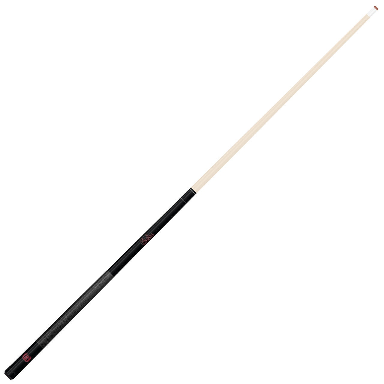 South Carolina Gamecocks Custom Engraved Black Billiard Cue - Garnet