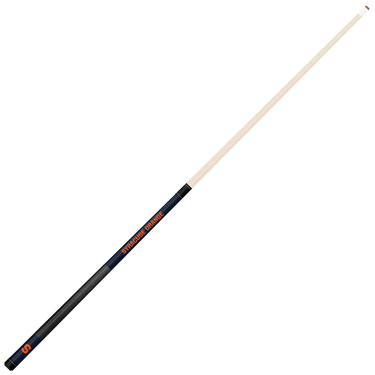 Syracuse Orange Custom Engraved Navy Billiard Cue - Orange