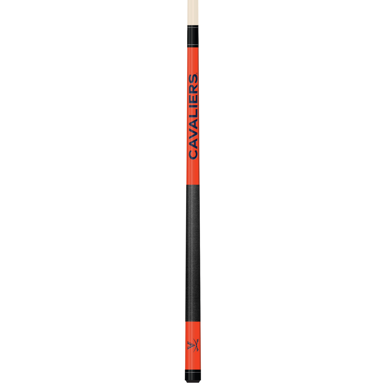 Virginia Cavaliers Custom Engraved Orange Billiard Cue - Blue