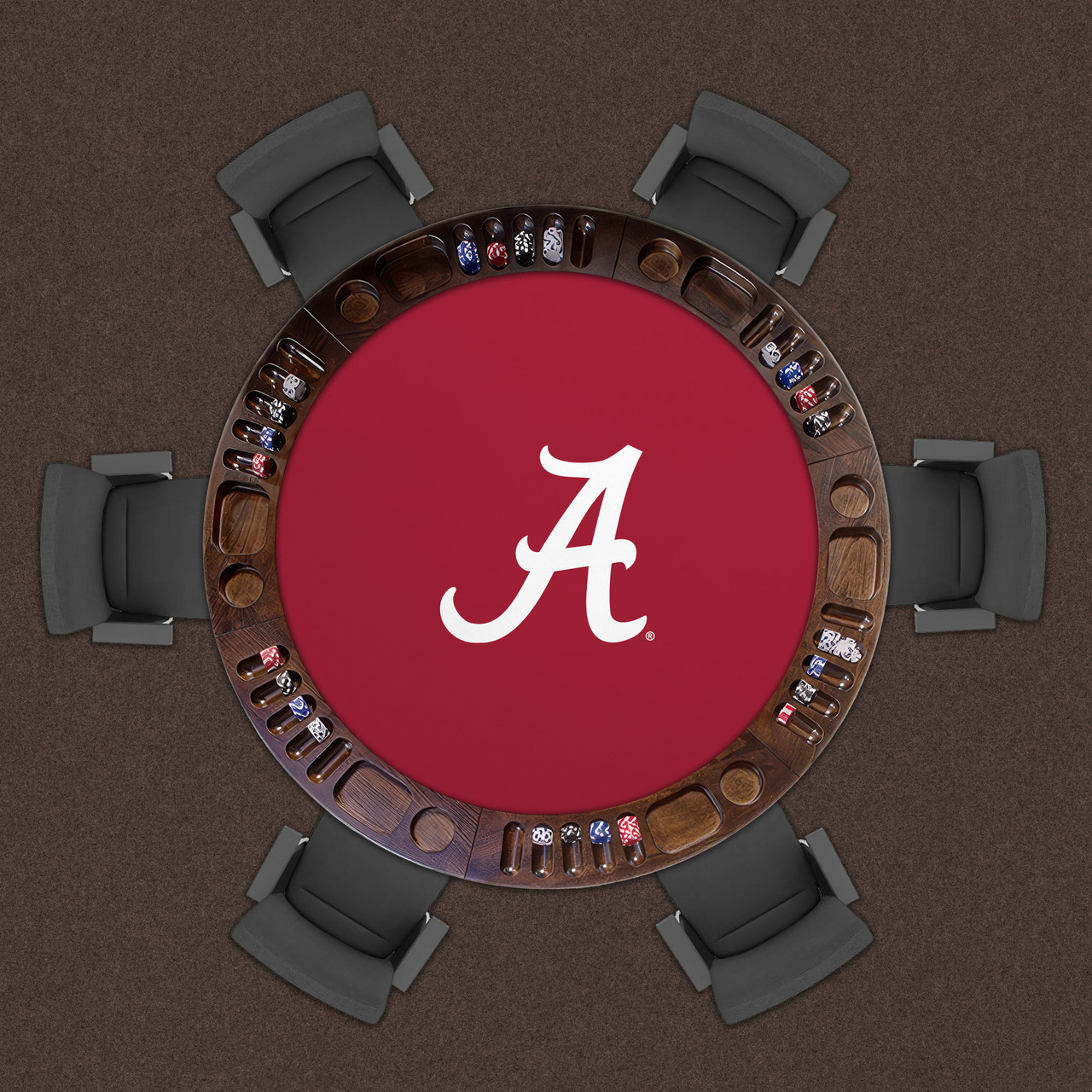 Alabama Crimson Tide 48" Standard Game Table Felt