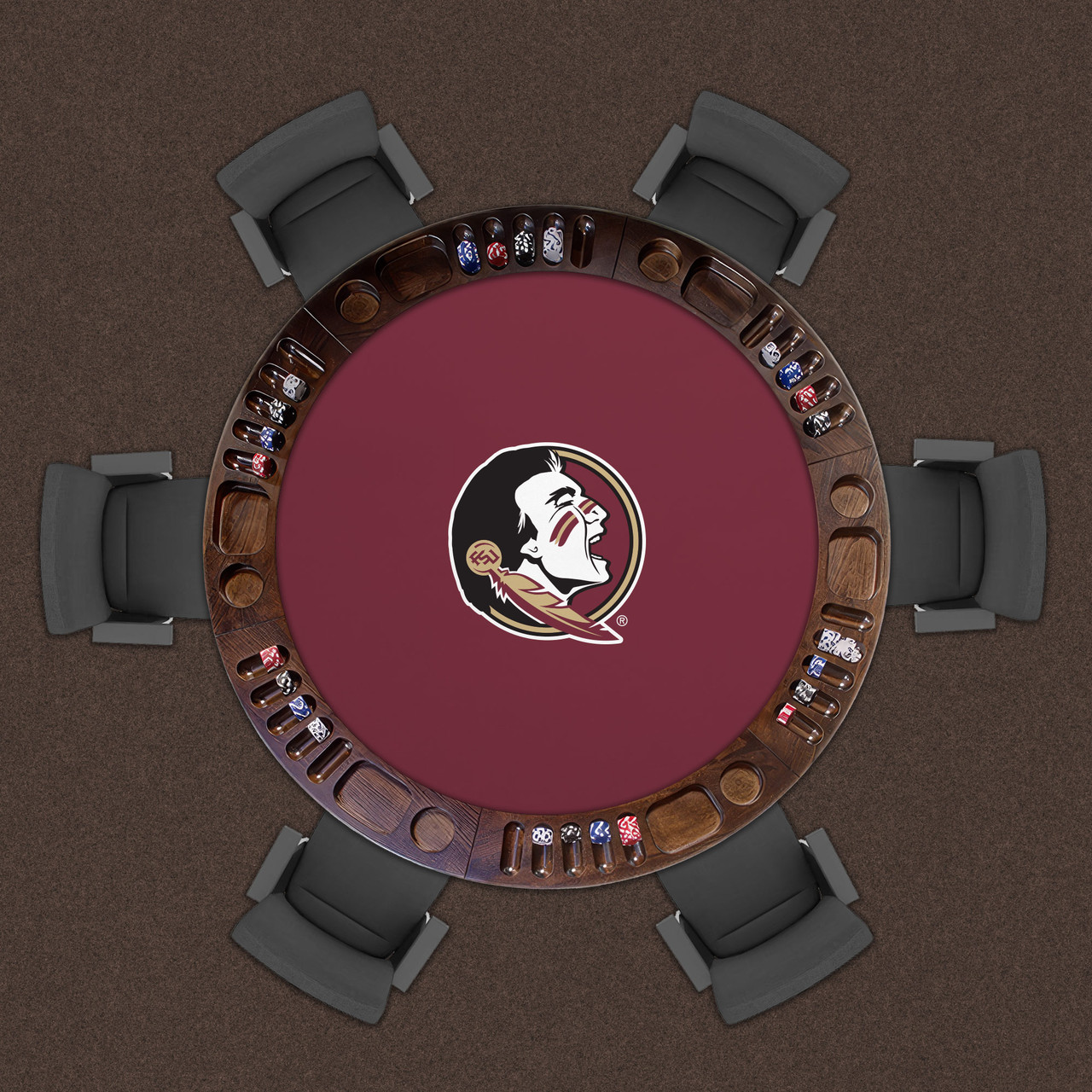 Florida St. Seminoles 48" Standard Game Table Felt
