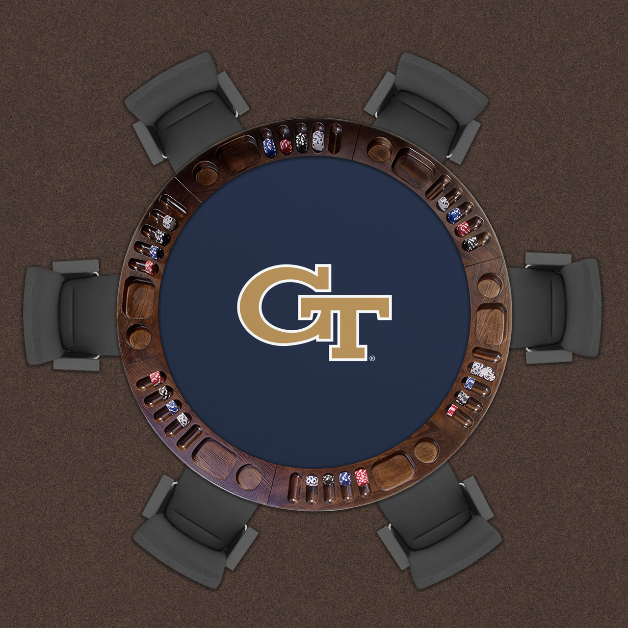 Georgia Yellow Jackets 48" Standard Game Table Felt
