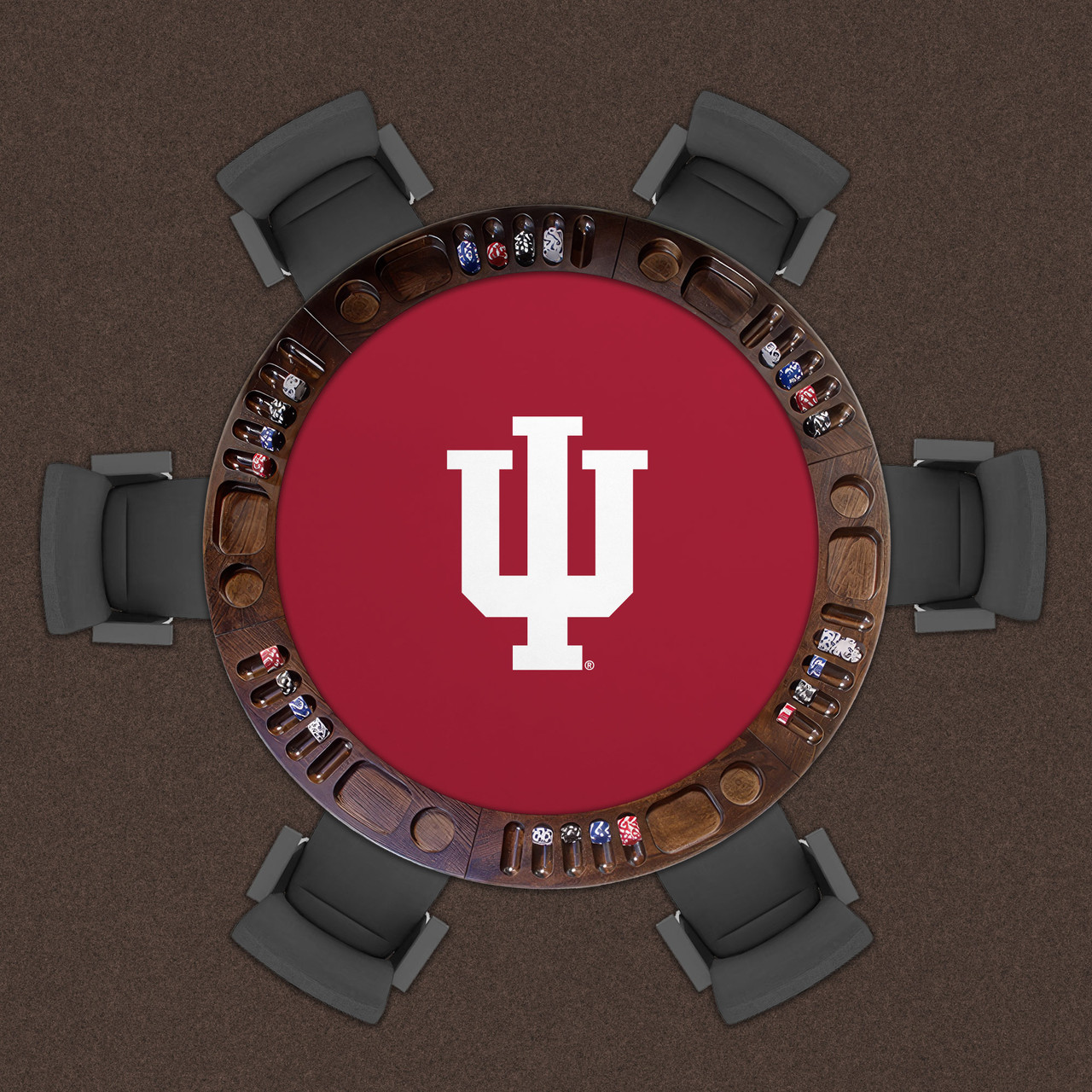 Indiana Hoosiers 48" Standard Game Table Felt