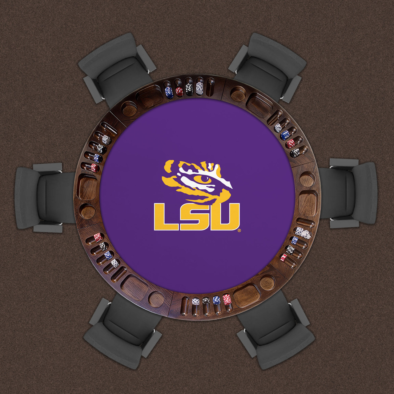 LSU Tigers 48" Standard Game Table Felt