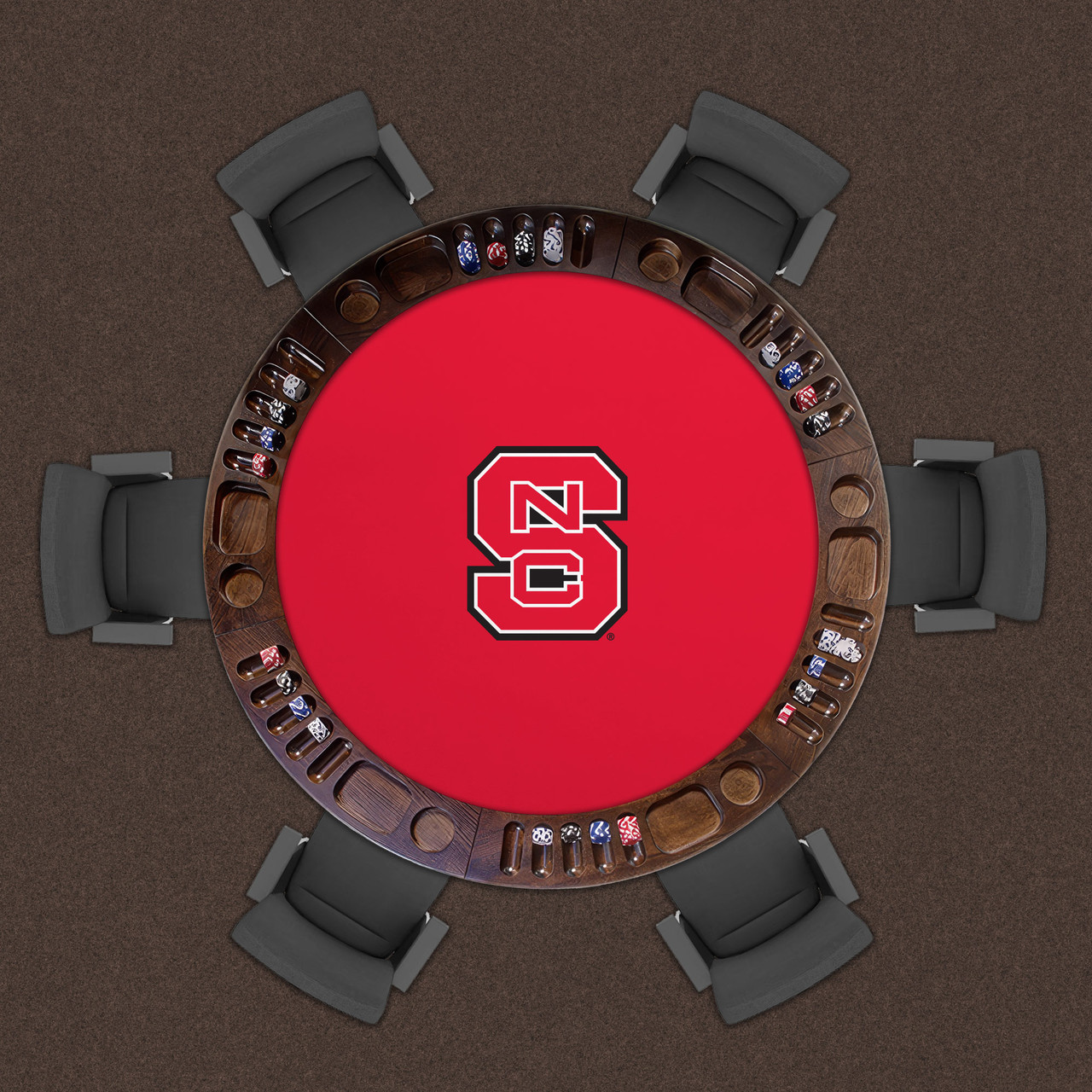 NC State Wolfpack 48" Standard Game Table Felt