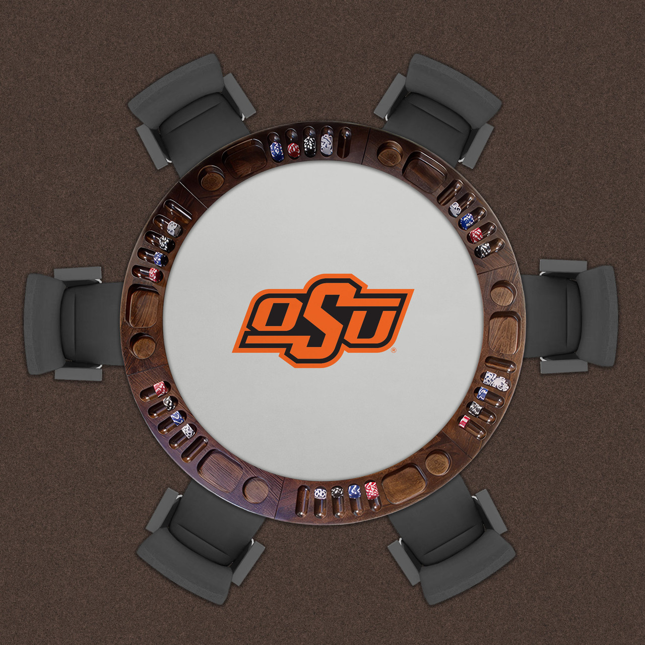 Oklahoma St. Cowboys 48" Standard Game Table Felt