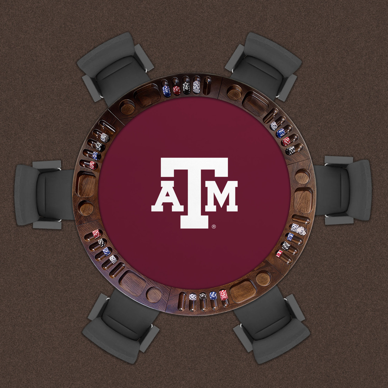 Texas A&M Aggies 48" Standard Game Table Felt