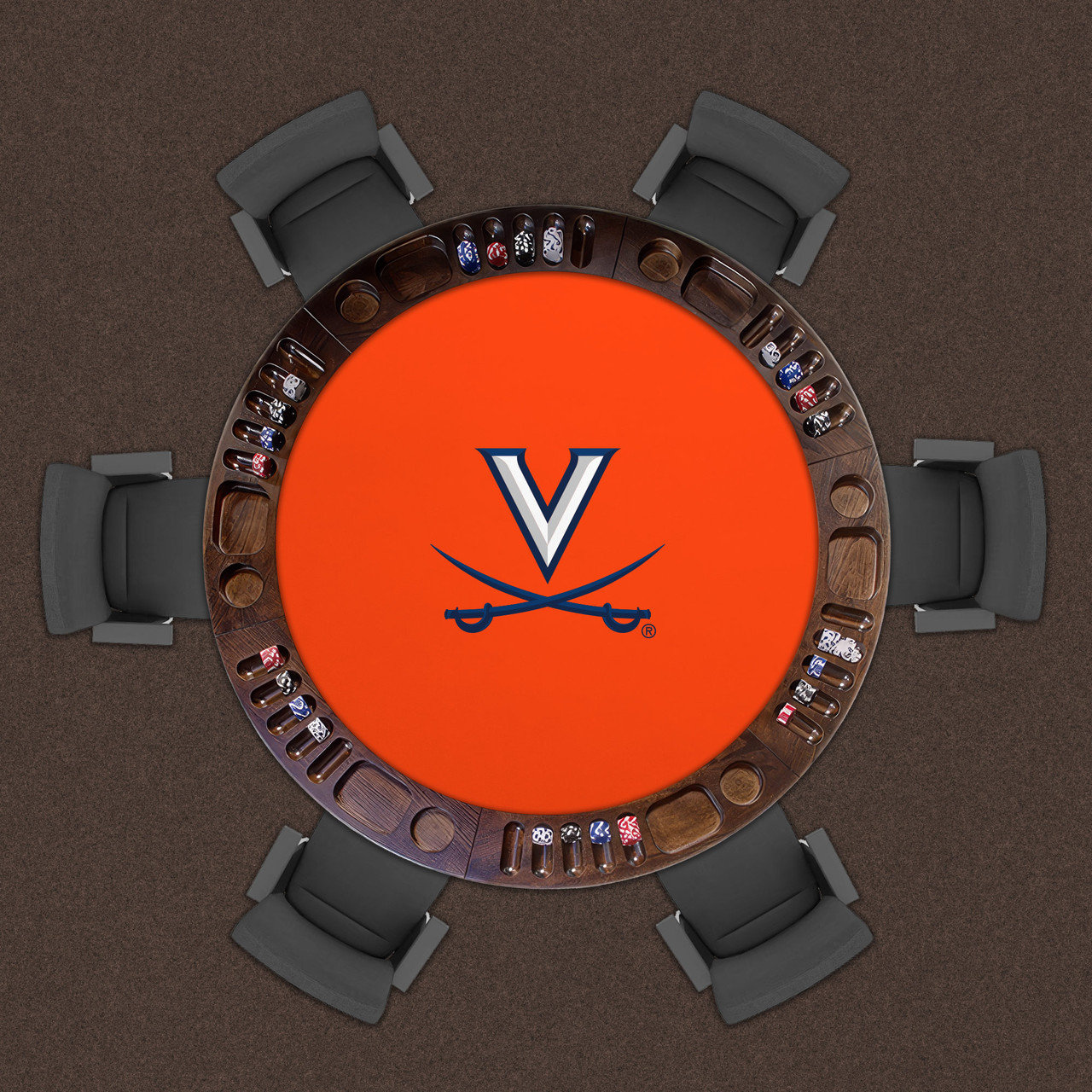 Virginia Cavaliers 48" Standard Game Table Felt