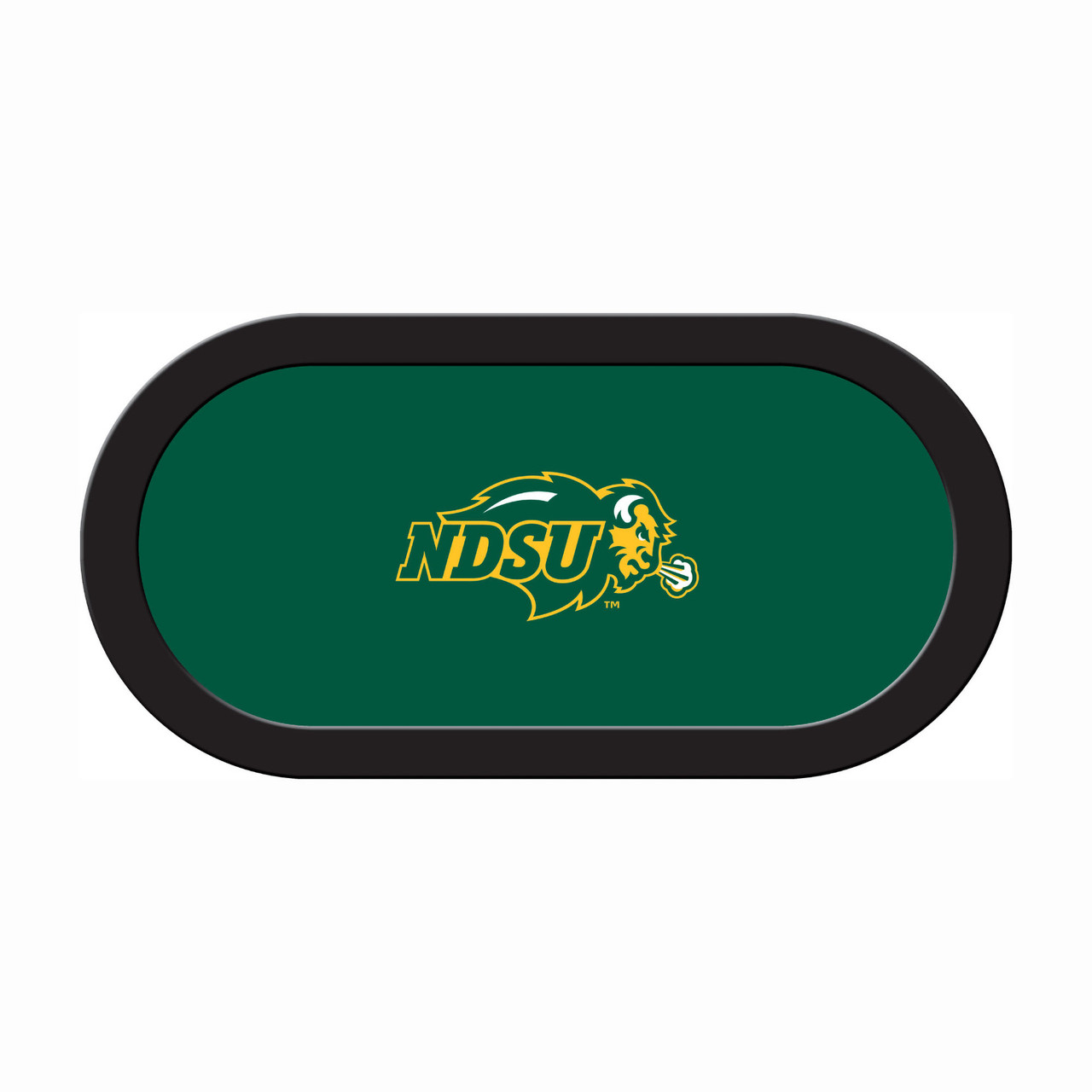 North Dakota St. Bison 96" Texas Hold 'Em Game Table Felt