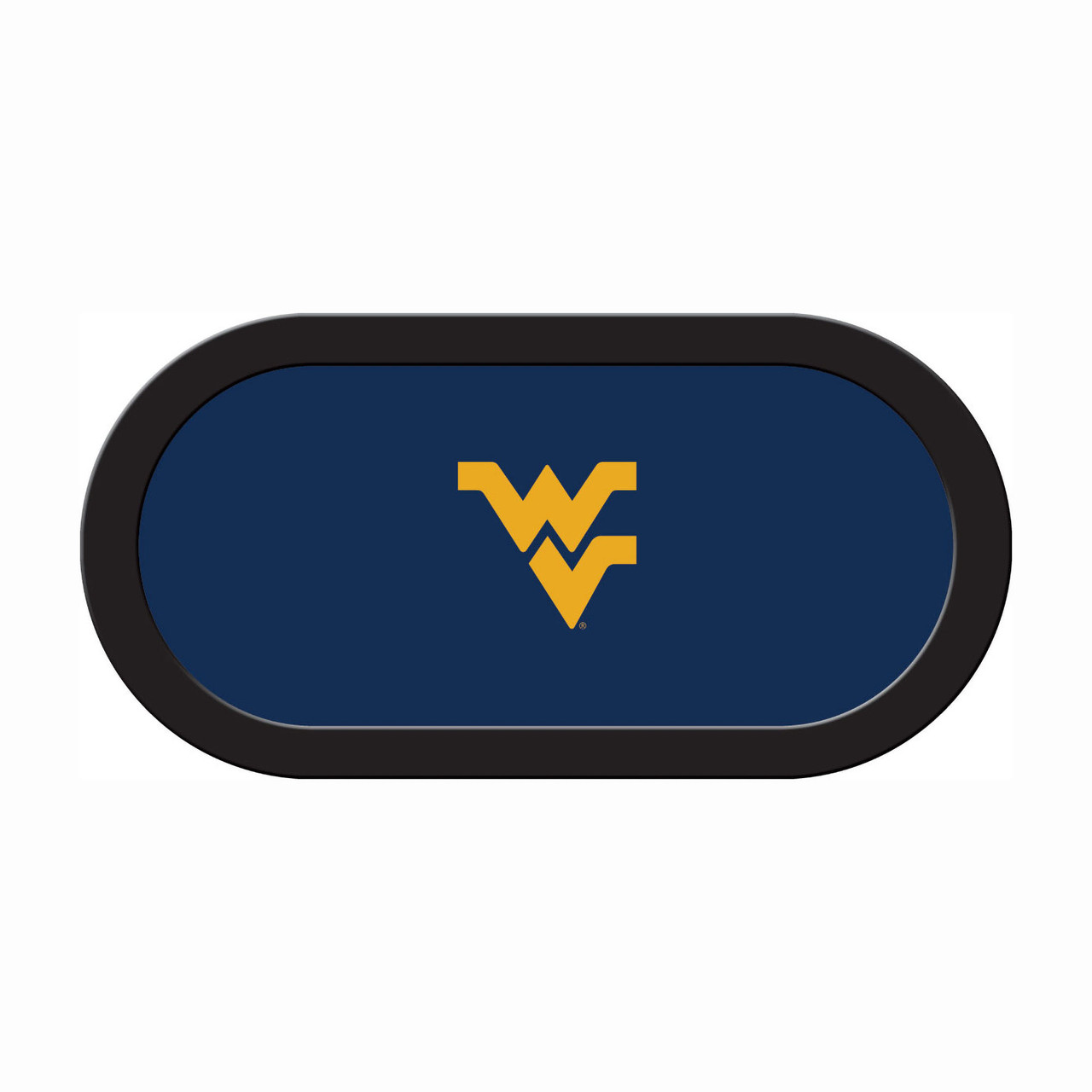 West Virginia Mountaineers 96" Texas Hold 'Em Game Table Felt
