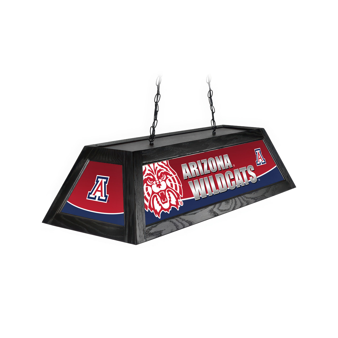 Arizona Wildcats 42” Spirit Billiard Lamp – Black Frame