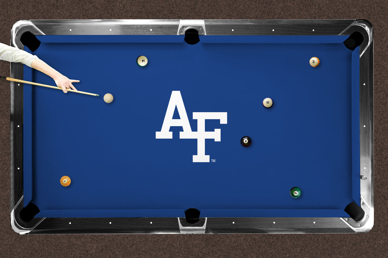 Air Force Falcons 7'/8' Recreational Billiard Table Felt - AF Logo