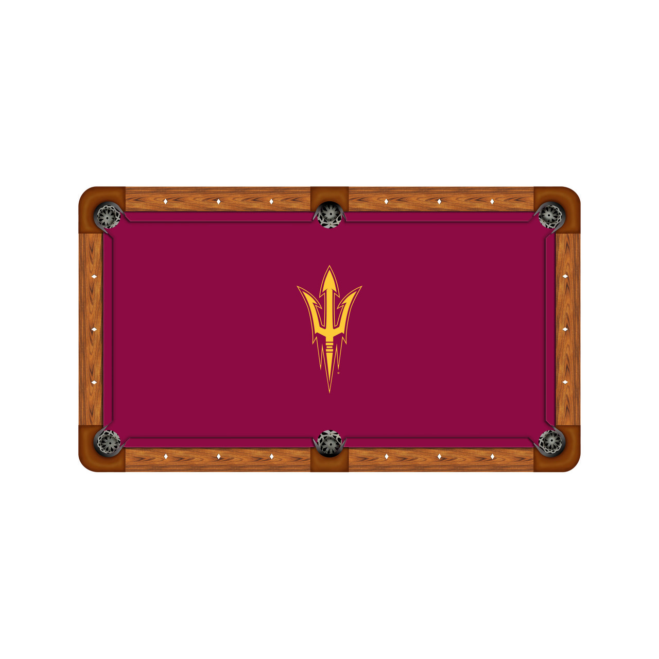 Arizona State Sun Devils 9' Recreational Billiard Table Felt - Pitchfork