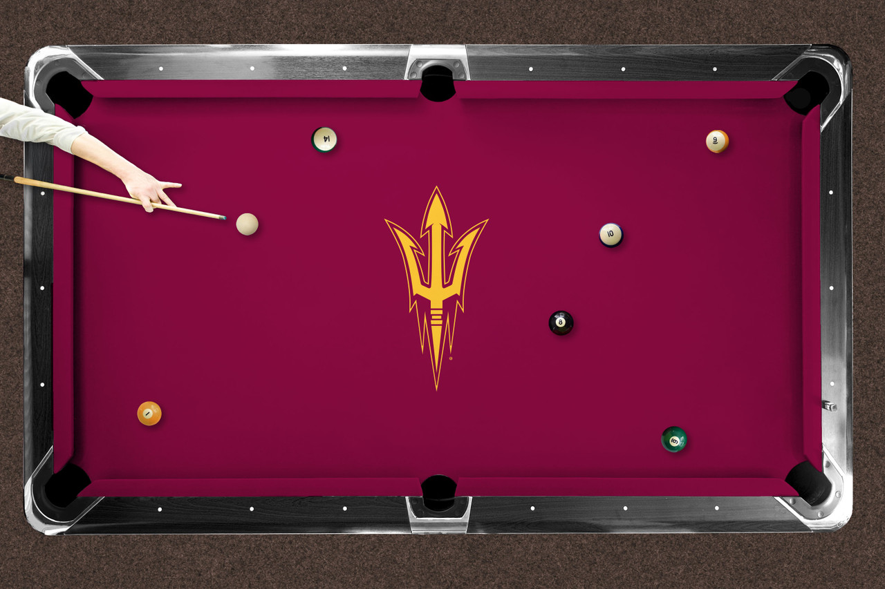 Arizona State Sun Devils 9' Recreational Billiard Table Felt - Pitchfork