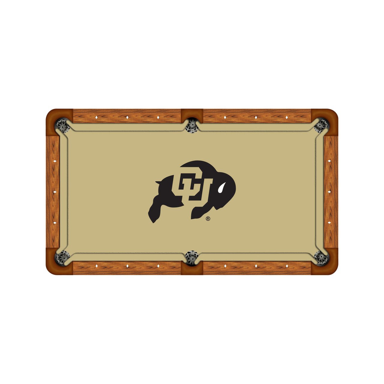 Colorado Buffaloes 9' Recreational Billiard Table Felt