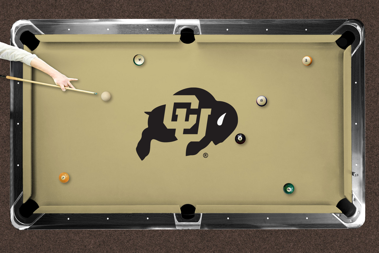 Colorado Buffaloes 9' Recreational Billiard Table Felt