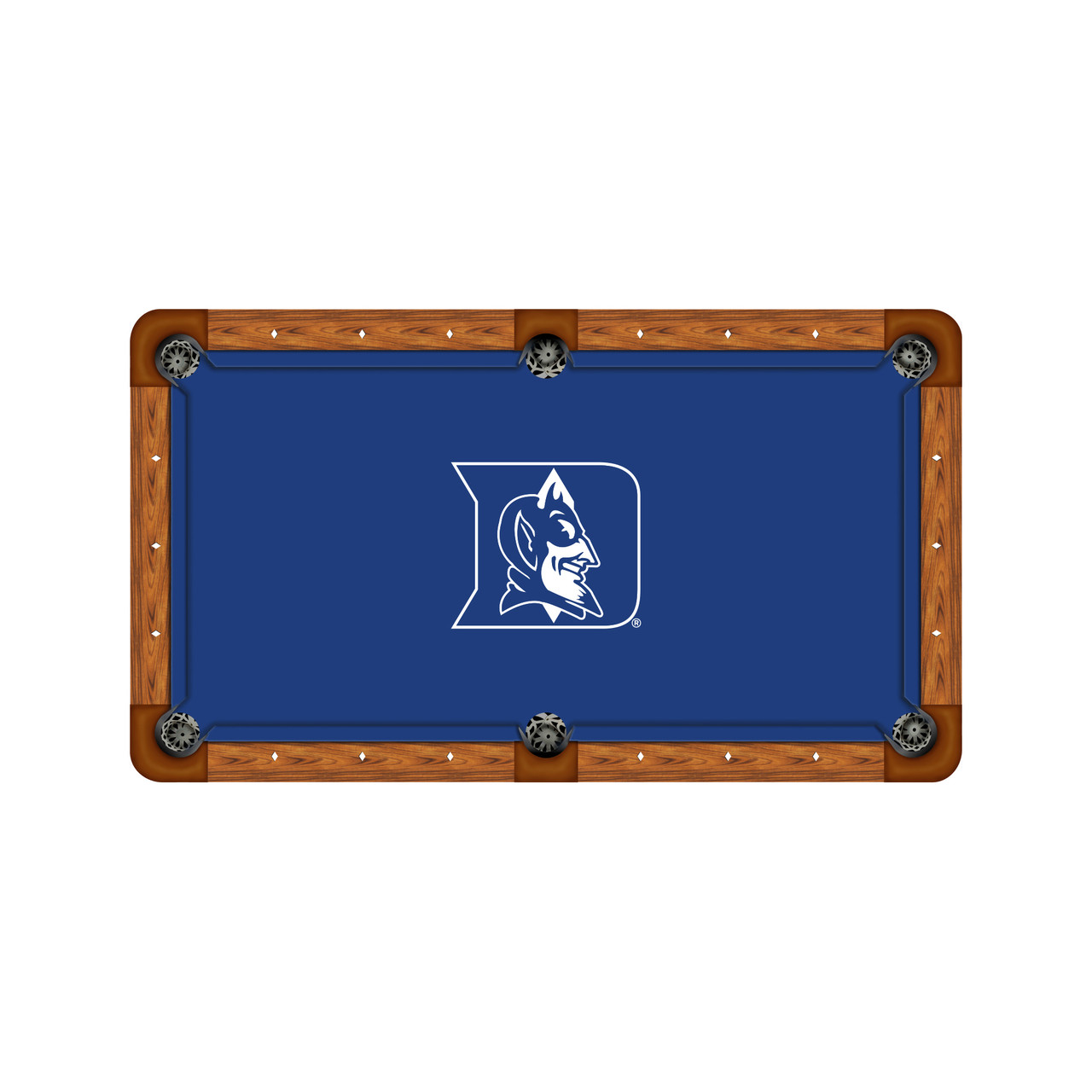 Duke Blue Devils 9' Recreational Billiard Table Felt - Mascot
