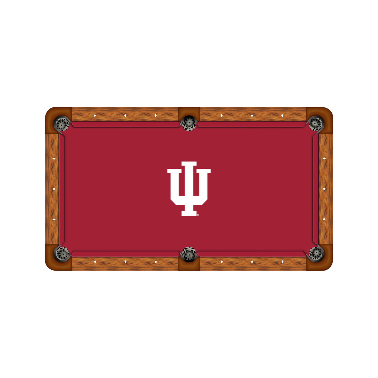 Indiana Hoosiers 9' Recreational Billiard Table Felt - IU Logo
