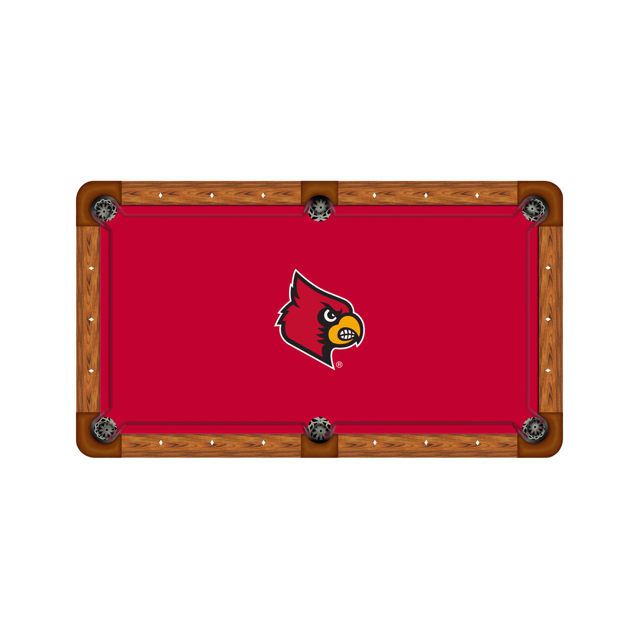 Louisville Cardinals 7'/8' Recreational Billiard Table Felt
