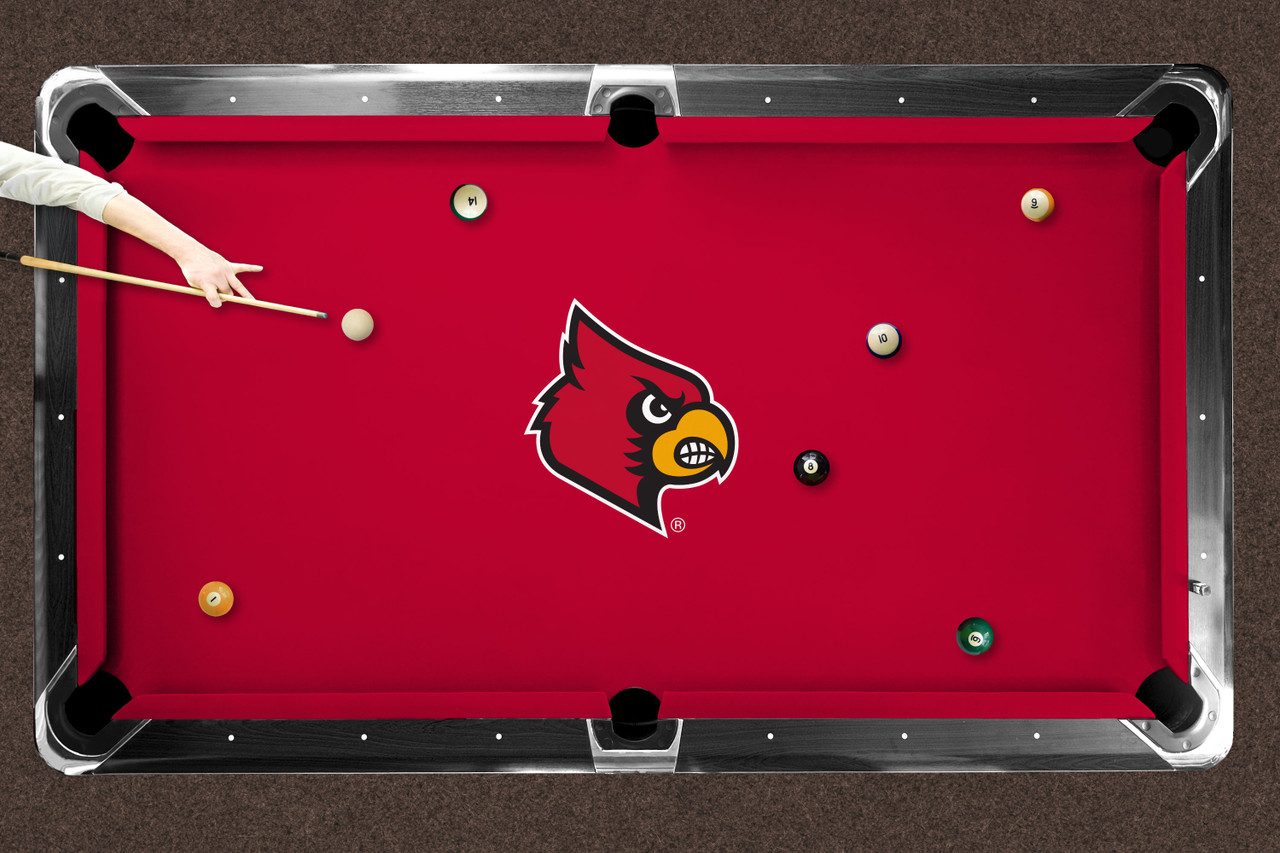 Louisville Cardinals 7'/8' Recreational Billiard Table Felt