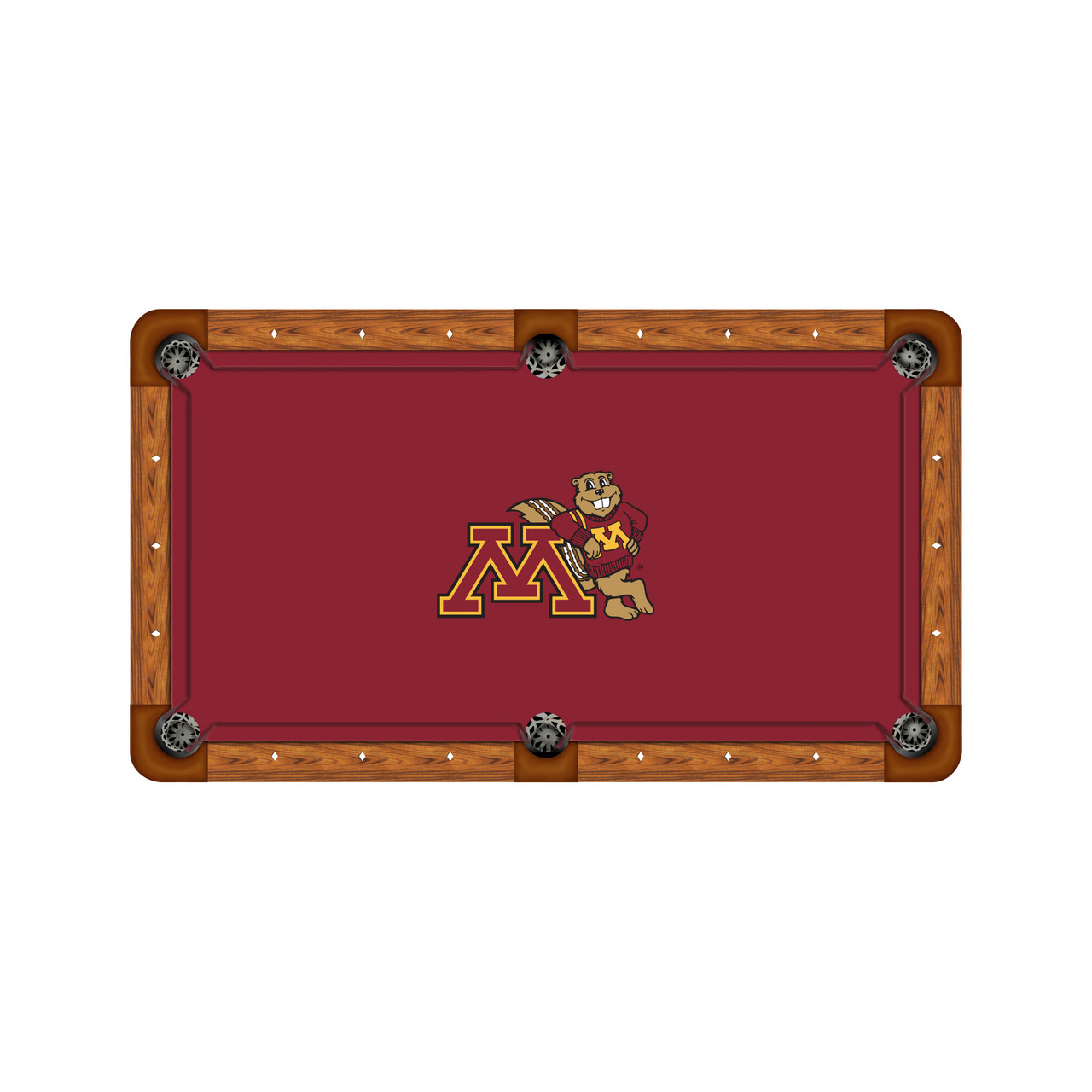 Minnesota Golden Gophers 9' Recreational Billiard Table Felt - Mascot