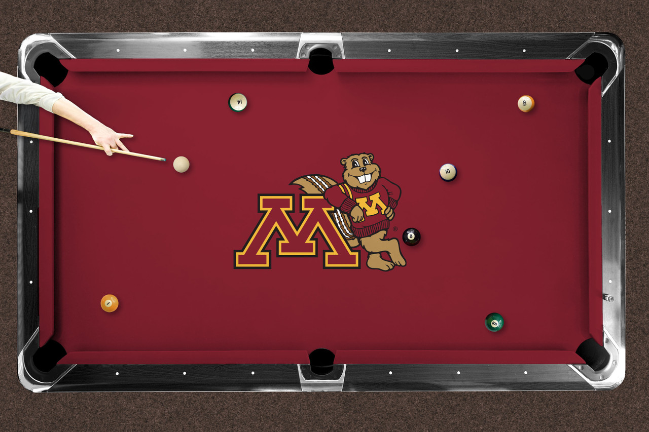 Minnesota Golden Gophers 9' Recreational Billiard Table Felt - Mascot