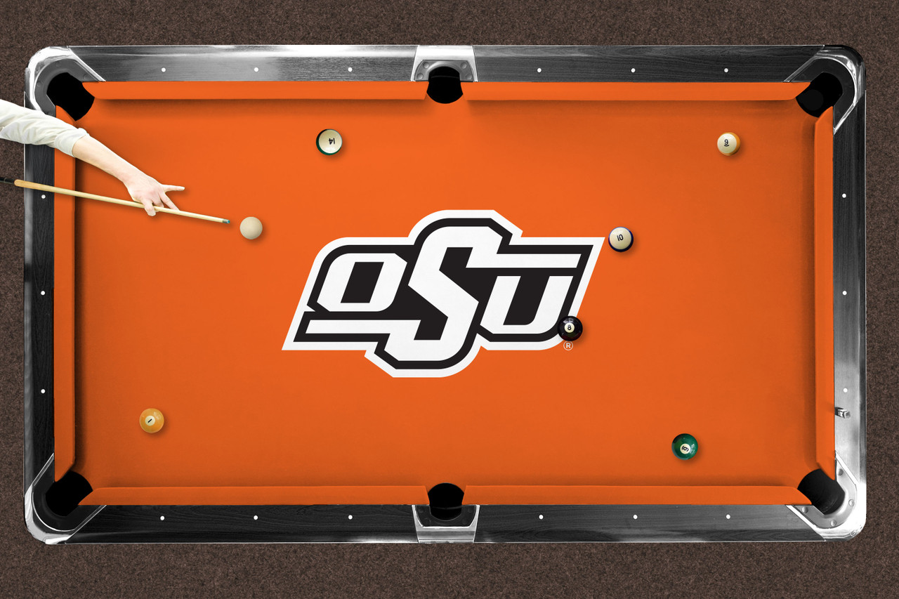 Oklahoma State Cowboys 9' Recreational Billiard Table Felt - OSU Logo