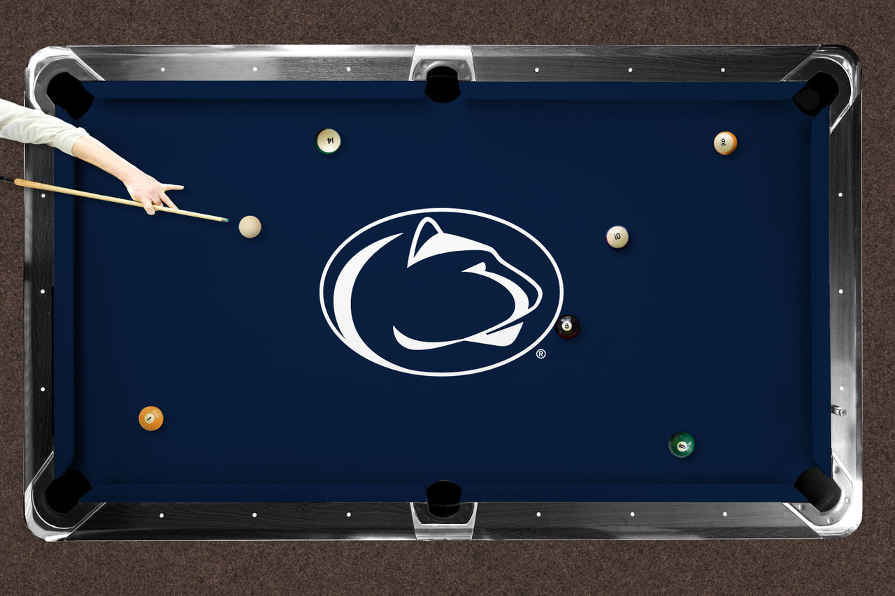 Penn State Nittany Lions 7'/8' Recreational Billiard Table Felt - Mascot