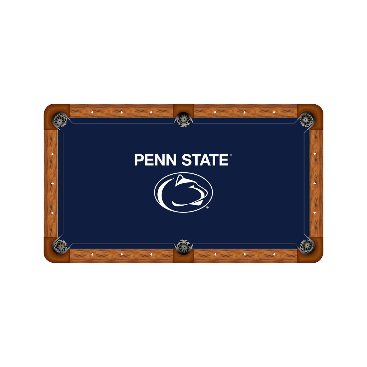 Penn State Nittany Lions 9' Recreational Billiard Table Felt - Text Logo