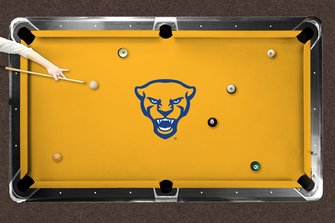 Pittsburgh Panthers 7'/8' Recreational Billiard Table Felt - Mascot