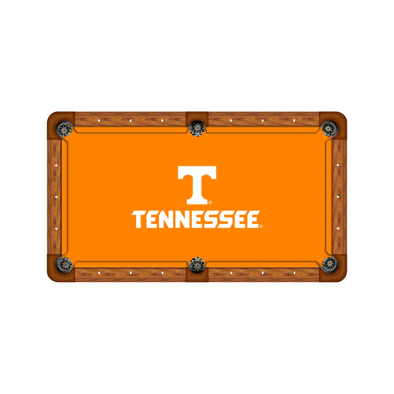 Tennessee Volunteers 7'/8' Recreational Billiard Table Felt - Text Logo