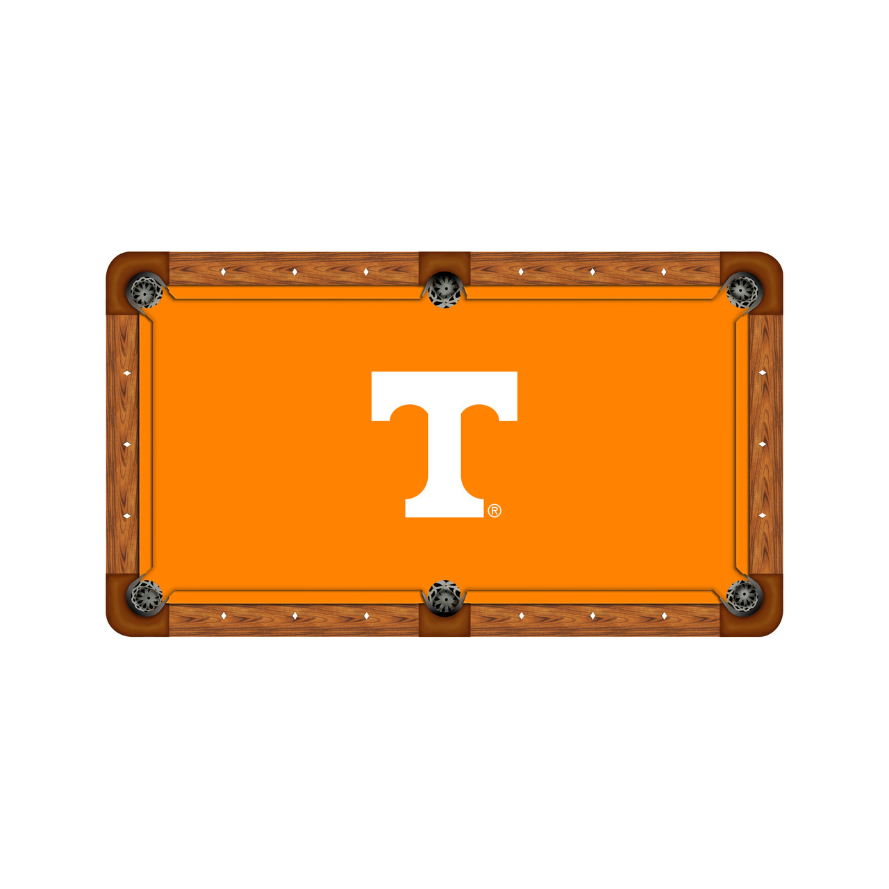 Tennessee Volunteers 9' Recreational Billiard Table Felt - T Logo