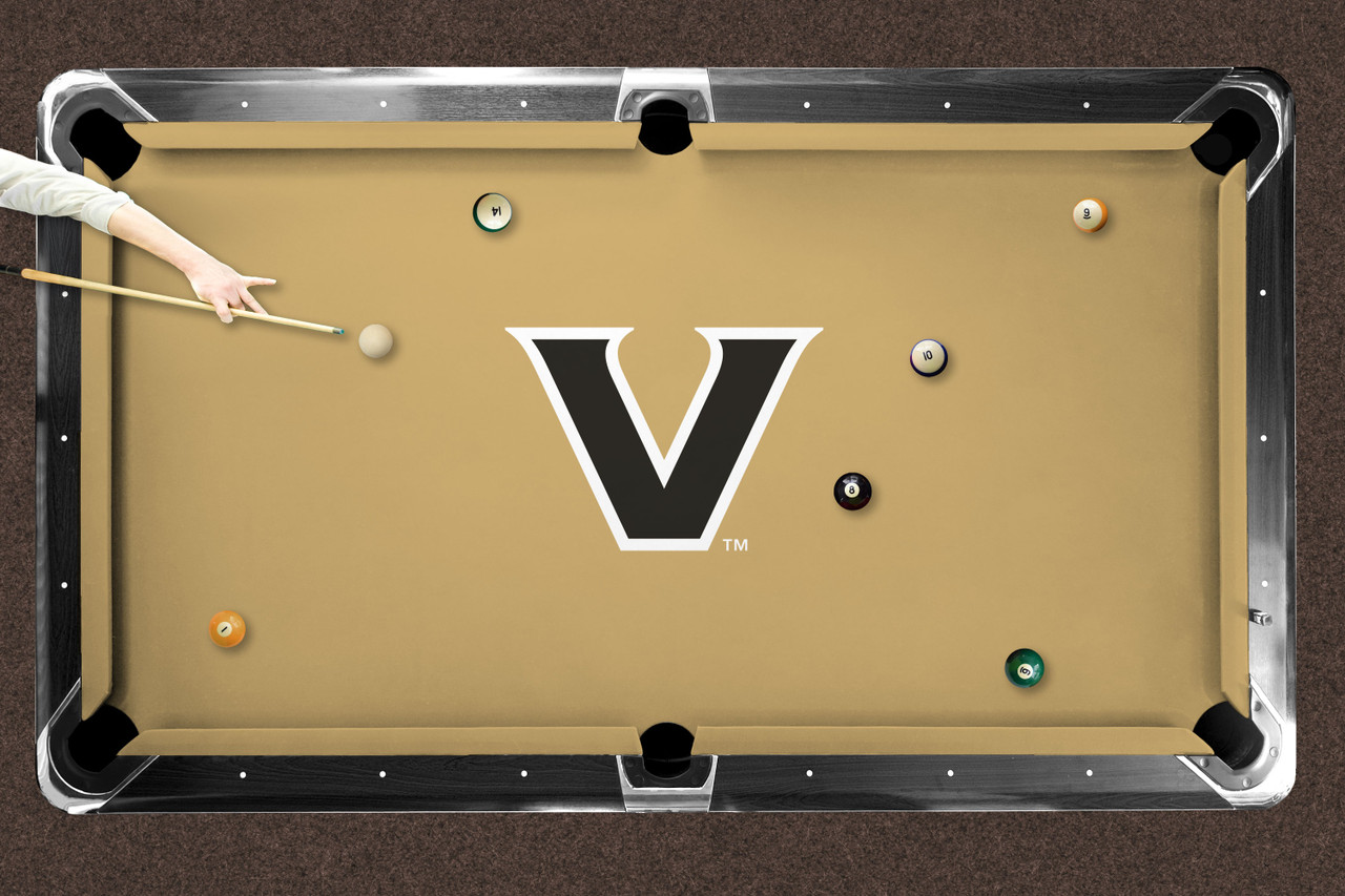 Vanderbilt Commodores 7'/8' Recreational Billiard Table Felt