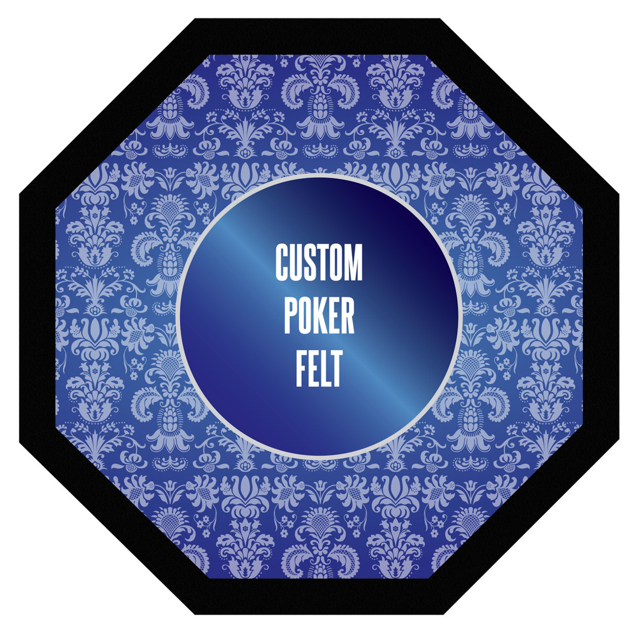 Custom Poker Table Felt 48"