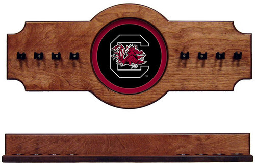 South Carolina Gamecocks 8 Cue Wall Rack