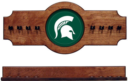 Michigan St. Spartans 8 Cue Wall Rack