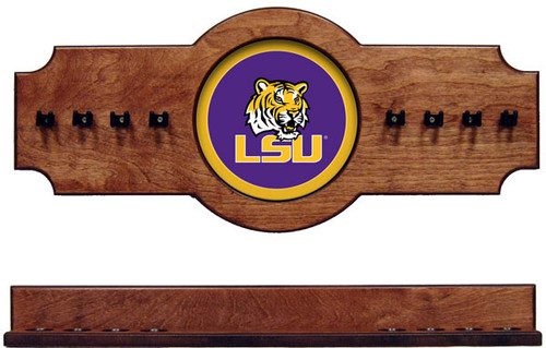 LSU Tigers 8 Cue Wall Rack