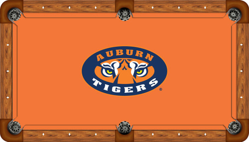 Auburn Tigers 9 foot Custom Pool Table Felt