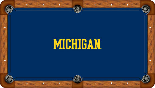 Michigan Wolverines 7 foot Custom Pool Table Felt