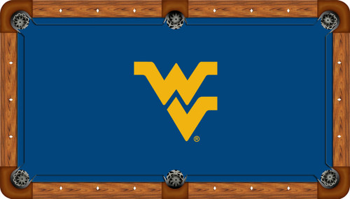 West Virginia Mountaineers 7 foot Custom Pool Table Felt