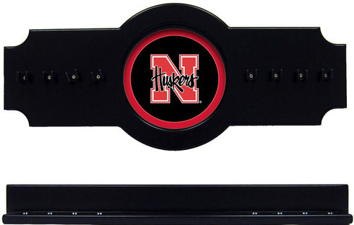 Nebraska Cornhuskers 8 Cue Wall Rack