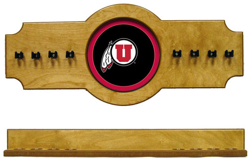 Utah Utes 8 Cue Wall Rack